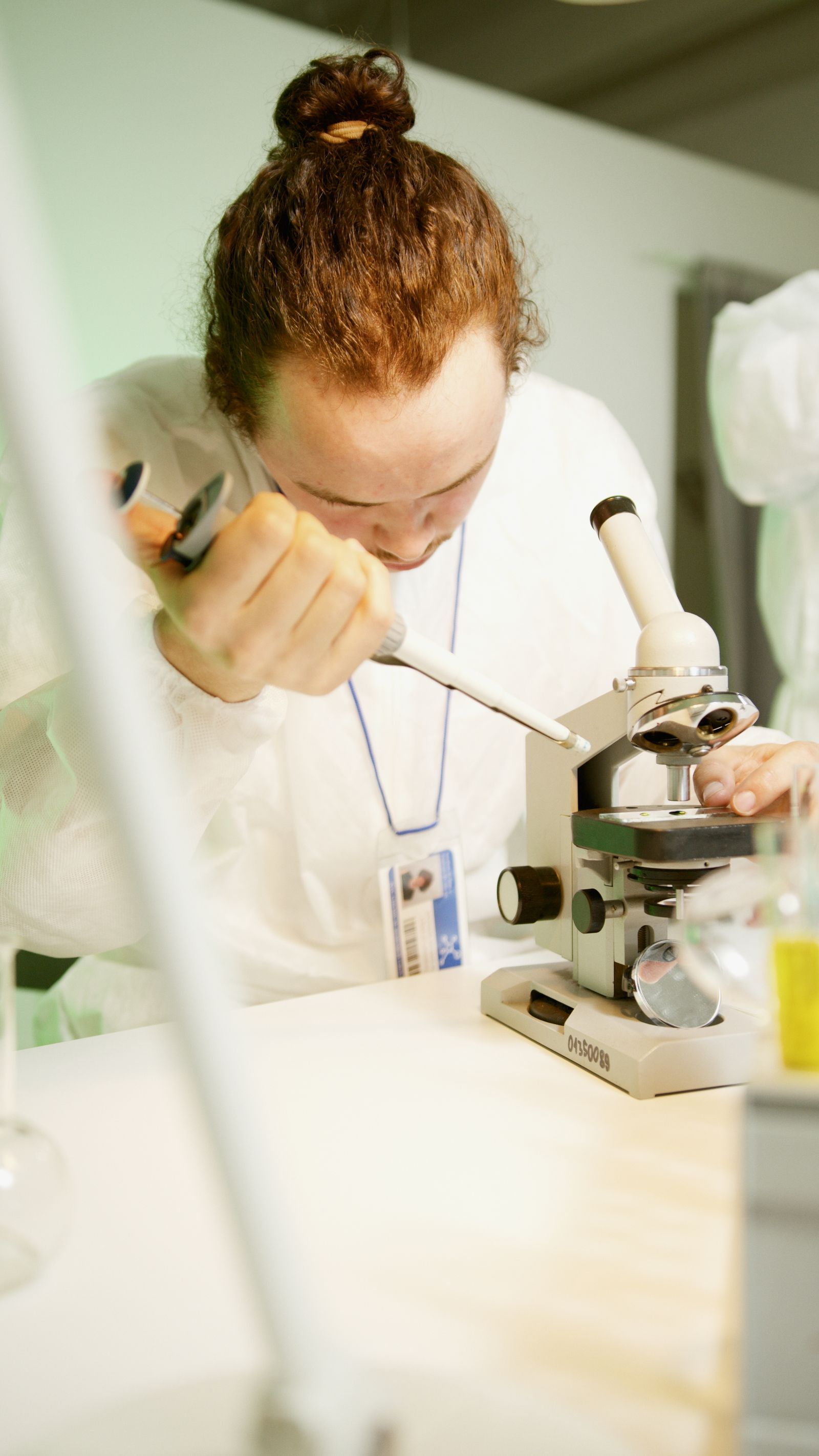 Lab bench intake and HPLC analysis